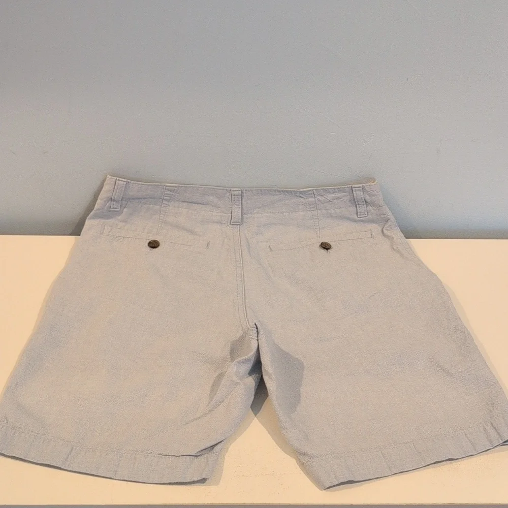 J. Crew Men's 33 x 8 Linen-Cotten Blend Flat Front Gramercy Shorts Style #H5021